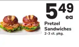 ACME Pretzel Sandwiches offer