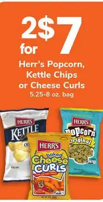 ACME Herr's Popcorn, Kettle Chips or Cheese Curls offer
