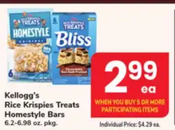 ACME Kellogg's Rice Krispies Treats Homestyle Bars offer