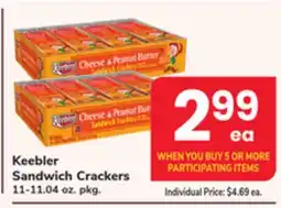 ACME Keebler Sandwich Crackers offer