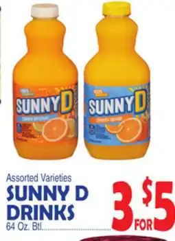 Bravo Supermarkets SUNNY D DRINKS offer
