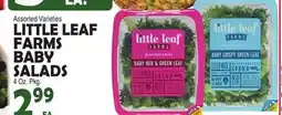 Bravo Supermarkets LITTLE LEAF FARMS FARMS BABY SALADS offer