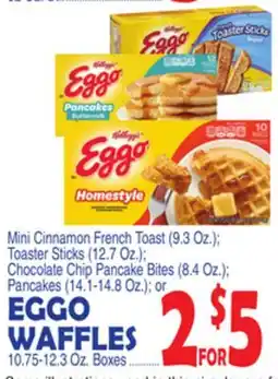 Bravo Supermarkets EGGO WAFFLES 10.75-12.3 Oz. Boxes offer