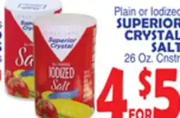 Bravo Supermarkets SUPERIOR CRYSTAL SALT offer