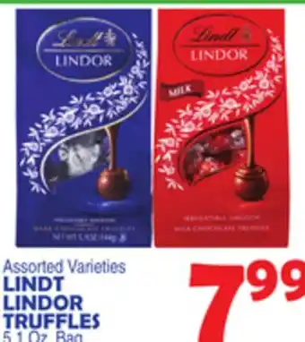 Bravo Supermarkets LINDT LINDOR TRUFFLES offer