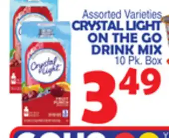 Bravo Supermarkets CRYSTAL LIGHT ON THE GO DRINK MIX offer