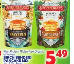 Bravo Supermarkets BIRCH BENDERS PANCAKE MIX 14-16 Oz. Pouch offer
