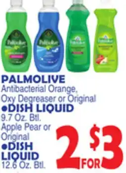Bravo Supermarkets PALMOLIVE, DISH LIQUID 9.7 Oz. Btl. DISH LIQUID 12.6 Oz. Btl offer