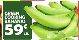 Bravo Supermarkets GREEN COOKING BANANAS offer