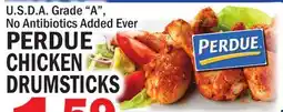 Bravo Supermarkets PERDUE CHICKEN DRUMSTICKS offer