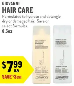 New Seasons Market Giovanni hair care offer