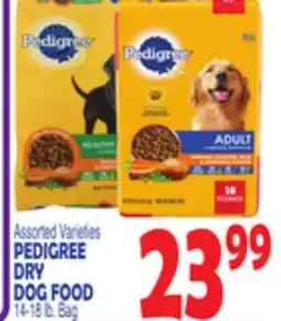 Bravo Supermarkets PEDIGREE DRY DOG FOOD offer