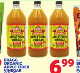 Bravo Supermarkets BRAGG ORGANIC APPLE CIDER VINEGAR offer