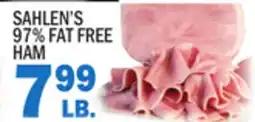 Bravo Supermarkets SAHLEN'S 97% FAT FREE HAM offer