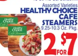 Bravo Supermarkets HEALTHY CHOICE CAFE STEAMERS offer