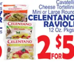 Bravo Supermarkets CELENTANO RAVIOLI offer