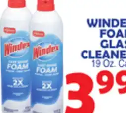 Bravo Supermarkets WINDEX FOAM GLASS CLEANER offer