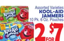 Bravo Supermarkets KOOL-AID JAMMERS 10 Pk. 6 Oz. Pouches offer