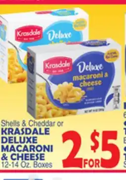 Bravo Supermarkets KRASDALE DELUXE MACARONI & CHEESE offer
