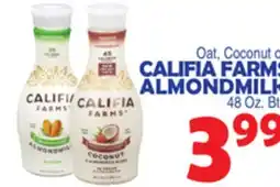 Bravo Supermarkets CALIFIA FARMS ALMONDMILK offer