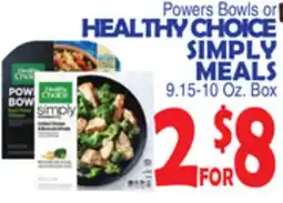 Bravo Supermarkets HEALTHY CHOICE SIMPLY MEALS offer