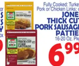 Bravo Supermarkets JONES THICK CUT PORK SAUSAGE PATTIES offer