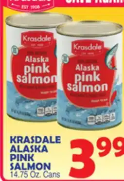 Bravo Supermarkets KRASDALE ALASKA PINK SALMON offer