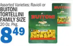 Bravo Supermarkets BUITONI TORTELLINI FAMILY SIZE offer