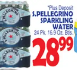 Bravo Supermarkets S. PELLEGRINO SPARKLING WATER offer