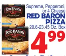 Bravo Supermarkets RED BARON PIZZA offer