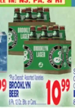 Bravo Supermarkets BROOKLYN BEER offer