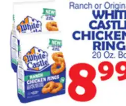 Bravo Supermarkets WHITE CASTLE CHICKEN RINGS offer