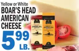 Bravo Supermarkets BOAR'S HEAD AMERICAN CHEESE offer