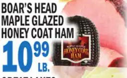 Bravo Supermarkets BOAR'S HEAD MAPLE GLAZED HONEY COAT HAM offer