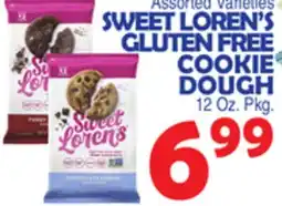 Bravo Supermarkets SWEET LOREN'S GLUTEN FREE COOKIE DOUGH offer