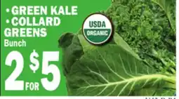 Bravo Supermarkets GREEN KALE, COLLARD GREENS offer