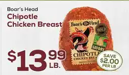 DeCicco & Sons Boar's Head Chipotle Chicken Breast offer