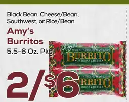 DeCicco & Sons Amy's Burritos offer