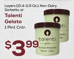 DeCicco & Sons Talenti Gelato 1 Pint Cntr offer