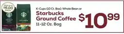 DeCicco & Sons Starbucks Ground Coffee 11-12 Oz. Bag offer