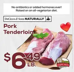 DeCicco & Sons DeCicco & Sons Pork Tenderloin offer