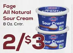 DeCicco & Sons Fage All Natural Sour Cream offer