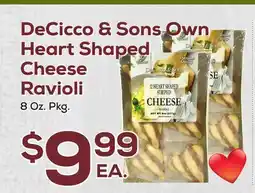 DeCicco & Sons DeCicco & Sons Own Heart Shaped Cheese Ravioli offer
