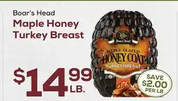 DeCicco & Sons Boar's Head Maple Honey Turkey Breast offer