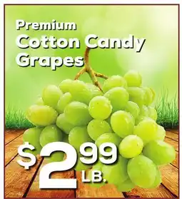 DeCicco & Sons Premium Cotton Candy Grapes offer