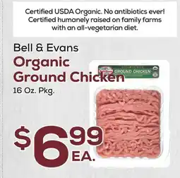 DeCicco & Sons Bell & Evans Organic Ground Chicken offer