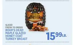 Kings Food Markets BOAR'S HEAD MAPLE GLAZED HONEY COAT TURKEY BREAST offer