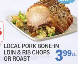 Kings Food Markets LOCAL PORK BONE-IN LOIN & RIB CHOPS OR ROAST offer
