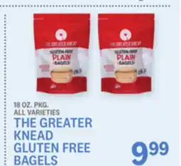 Kings Food Markets THE GREATER KNEAD GLUTEN FREE BAGELS offer