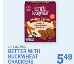 Kings Food Markets BETTER WITH BUCKWHEAT CRACKERS offer